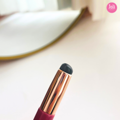 Cọ Tán Son Môi Có Nắp Silicone Dưỡng Xăm Môi Che Khuyết Điểm MAGA Portable Round Head Silicone Lip Brush (hồng)