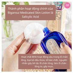 Nước Hoa Hồng Dưỡng Da Ngăn Ngừa Mụn Meishoku Bigansui Medicated Skin Lotion 90ml