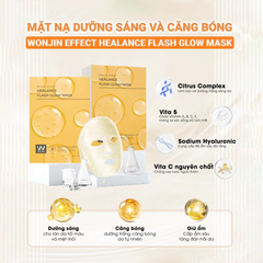 Mặt Nạ Dưỡng Sáng Da Căng Bóng Wonjin Healance Flash Glow Mask 30g