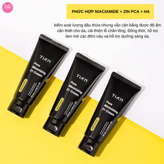 Kem Dưỡng Kiềm Dầu Se Khít Lỗ Chân Lông Tia'm Pore Minimizing 21 Cream 60ml