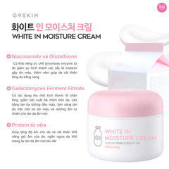 Kem Dưỡng Ẩm Làm Trắng Sáng Da G9Skin White In Moisture Cream 100g