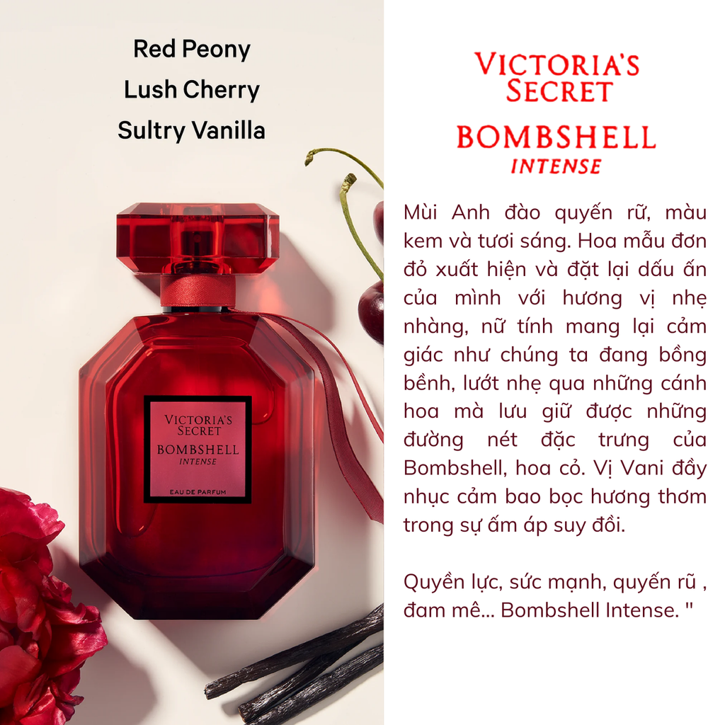 Nước Hoa Nữ Victoria's Secret Bombshell Intense Eau De Parfum 100ml