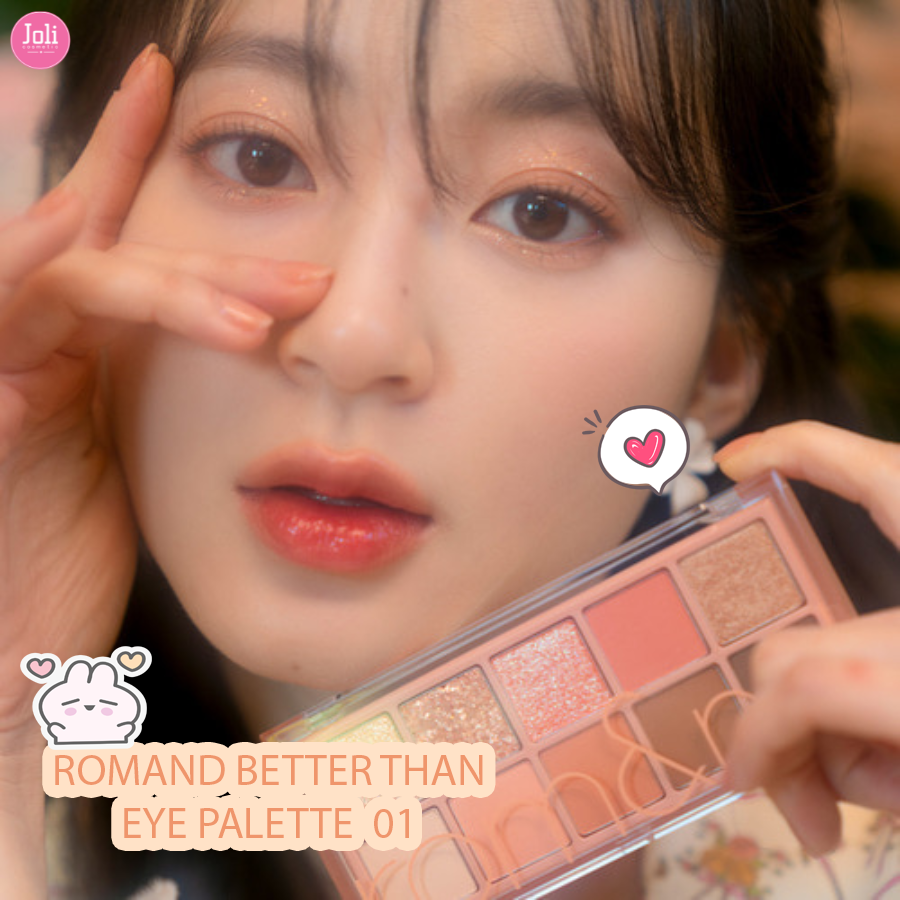 Bảng Phấn Mắt 10 Màu Romand Better Than Eye Palette