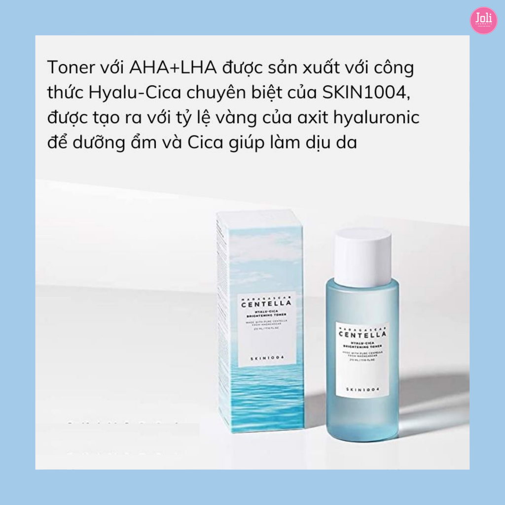 Nước Hoa Hồng Cấp Ẩm Dưỡng Sáng Da Skin1004 Madagascar Centella Hyalu-cica Brightening Toner 210ml