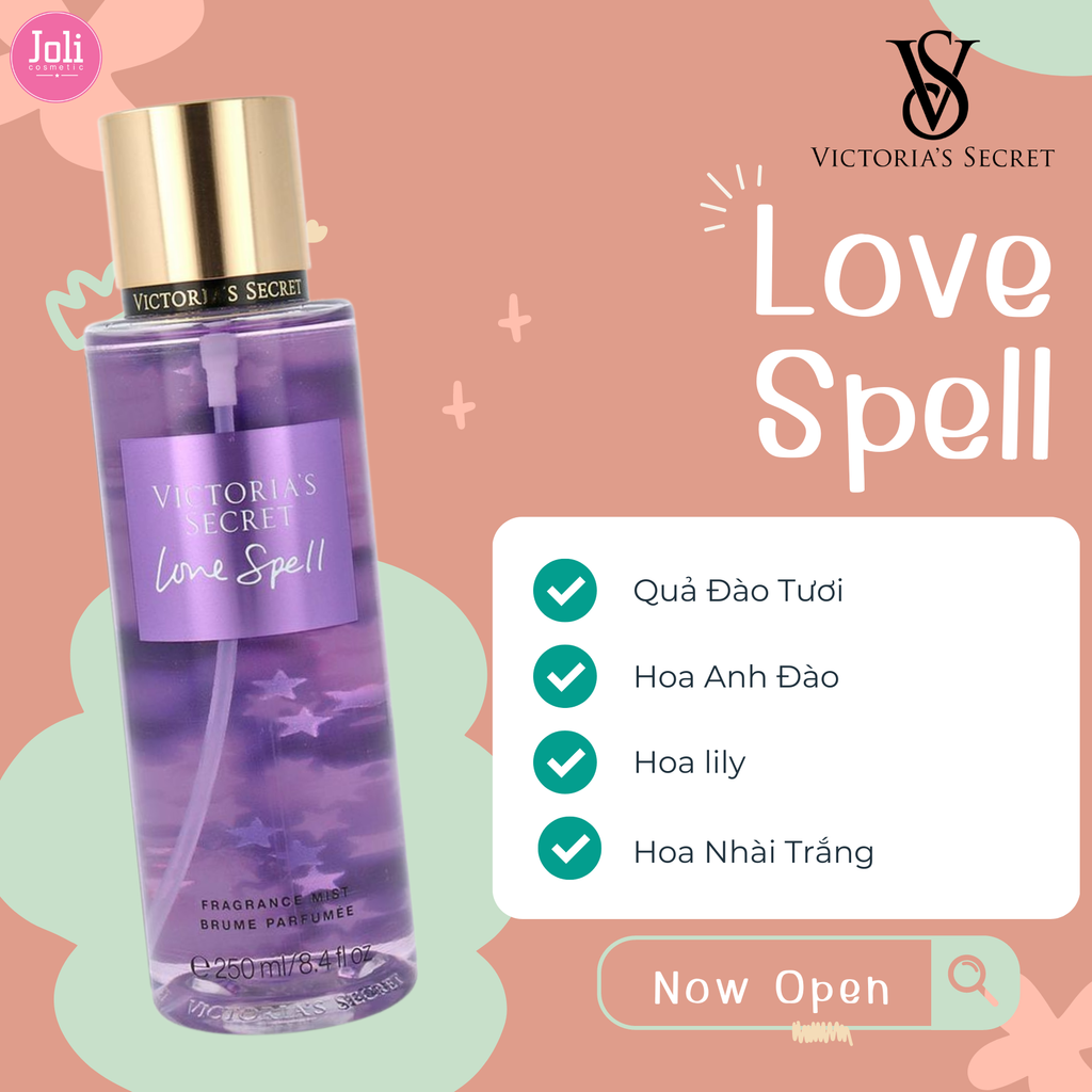 Xịt thơm Victoria Secret Fragance Mist Brume Parfume 250ml