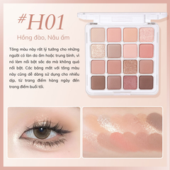 Phấn Mắt 16 Ô Hold Live Sunset Magic Eyeshadow Tray