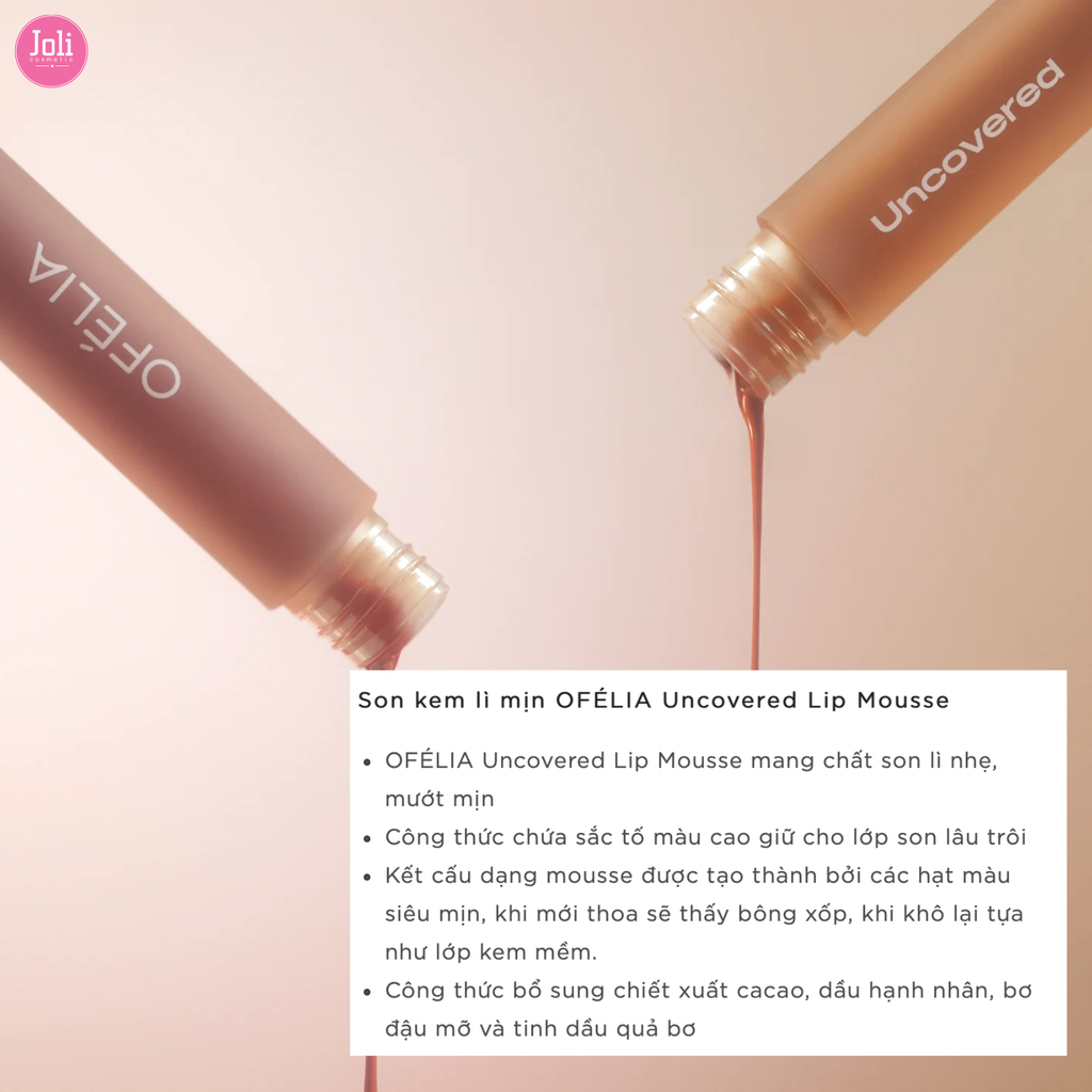 Son Kem Lì Ofelia Uncovered Lip Mousse
