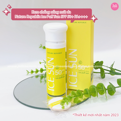 Xịt Chống Nắng Nature Republic Ice Sun California Aloe Ice Puff Sun SPF50+ PA++++ 100ml