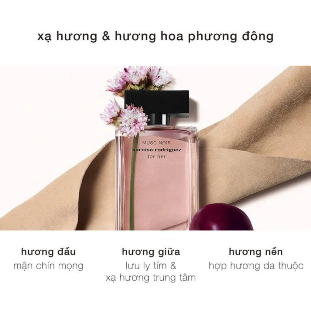 Set Nước Hoa Nữ Narciso Rodriguez For Her Pure Musc - Musc Noir (2x20ML)