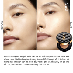Phấn Nước YSL Le Cushion Encre De Peau Couture Cushion Foundation SPF23+ PA++ 14g