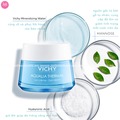 Gel Dưỡng Cấp Ẩm Vichy Aqualia Thermal Rehydrating Cream-Gel 50ml