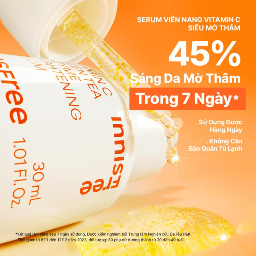 Bộ Dưỡng Ẩm Sáng Da 3 Món innisfree Super Hero Serum For Your Healthy Skin Set