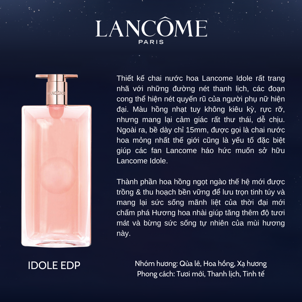 Set Nước Hoa Nữ Lancome EDP Mini 5 Món