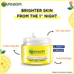 Mặt Nạ Ngủ Sáng Da Ban Đêm Garnier Light Complete Yoghurt Sleeping Mask 18ml