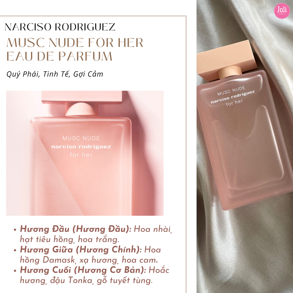 Nước Hoa Nữ Narciso Rodriguez Musc Nude For Her Eau De Parfum