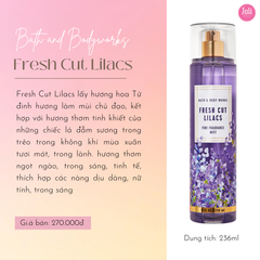 Xịt thơm Bath & Body Works Fine Fragrance Mist 236ml