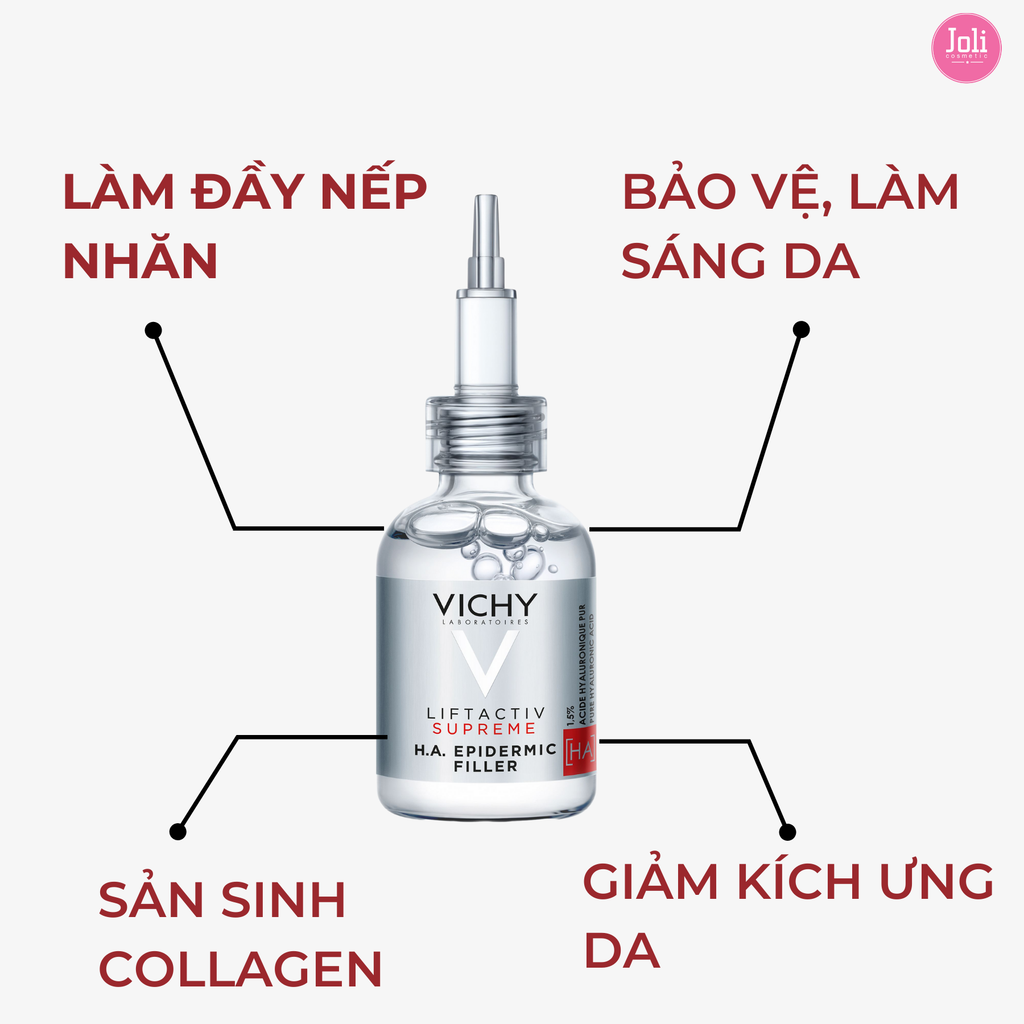 Tinh Chất Vichy Dưỡng Ẩm & Giảm Nếp Nhăn Liftactiv Supreme HA Epidermic Filler 30ml