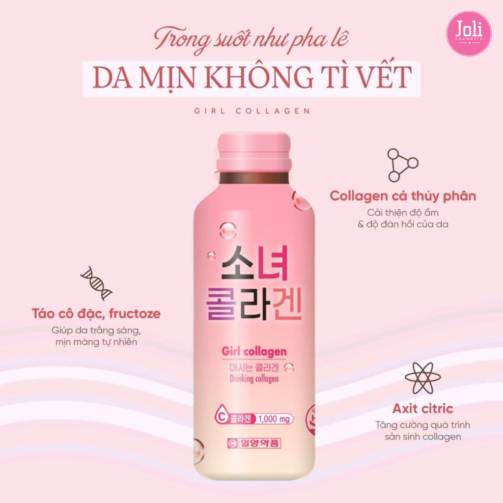 Nước Uống Bổ Sung Collagen Girl Collagen 10 chai x 100ml