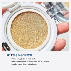 Set Phấn Nước Dưỡng Ẩm Klavuu Blue Pearlsation High Coverage Marine Collagen Aqua Cushion SPF50 PA+++(Tặng kèm lõi)