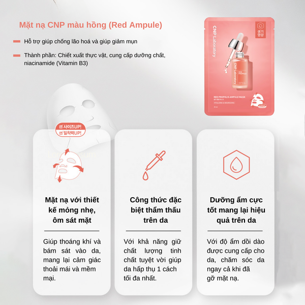 Mặt Nạ Dưỡng Da CNP Laboratory Ampule Mask 25mlMặt Nạ Dưỡng Da CNP  Laboratory Ampule Mask 25ml – JOLI COSMETIC