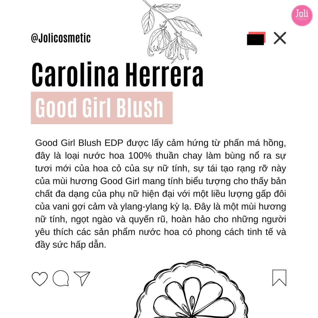 Nước Hoa Nữ Carolina Herrera Good Girl Blush EDP 7ml