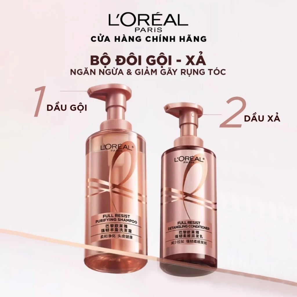 Dầu Xả Giảm Gãy Rụng Tóc Loreal Elseve Full Resist Anti Hair Fall Conditioner 440ml