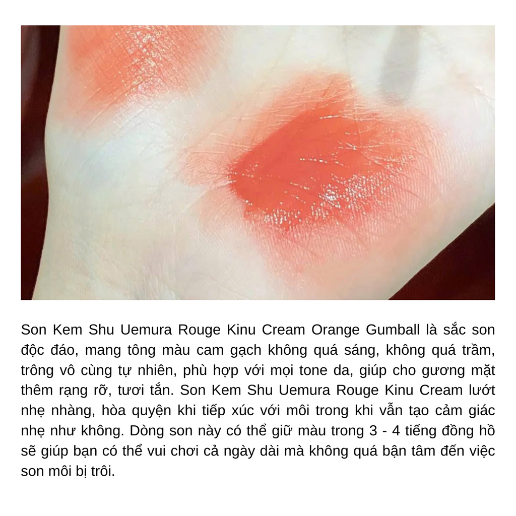 Son Kem Shu Uemura Rouge Unlimited Kinu Cream 5.6g