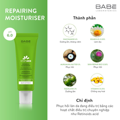 Kem Dưỡng Phục Hồi Cho Da Mụn Babe Stop Akn Moisturising Repair Cream 50ml