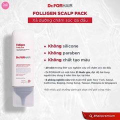 Dầu Xả Dưỡng Tóc Suôn Mượt Dr.FORHAIR Folligen Scalp Pack 250ml