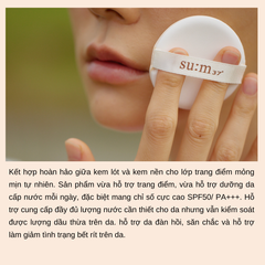 Phấn Nước Cấp Ẩm Su:m37 Waterfull CC Cushion Perfect Finish SPF50+ PA+++15gx2 (tặng kèm lõi)