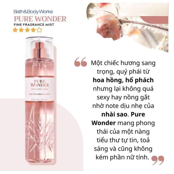 Xịt Thơm Chiết Bath & Body Works Fine Fragrance Mist 10ml