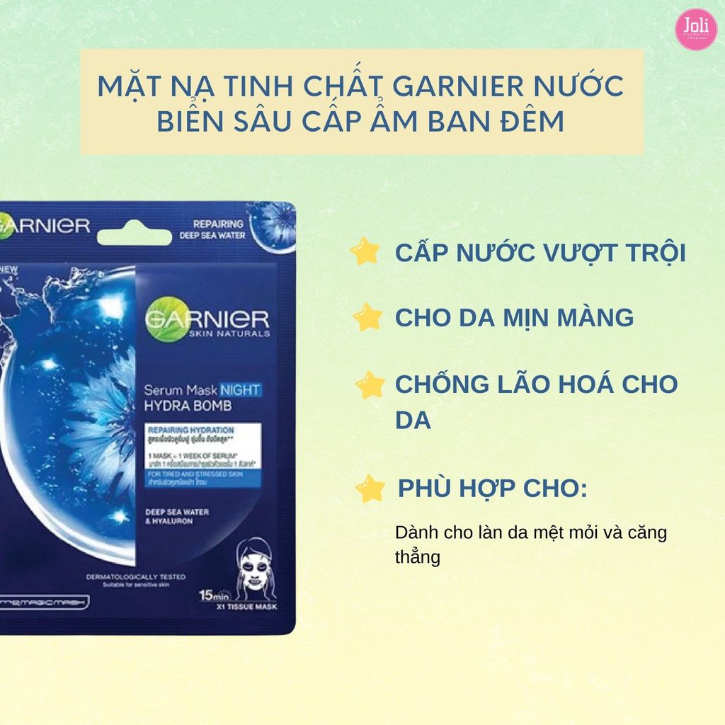 Mặt Nạ Tinh Chất Garnier Serum Mask