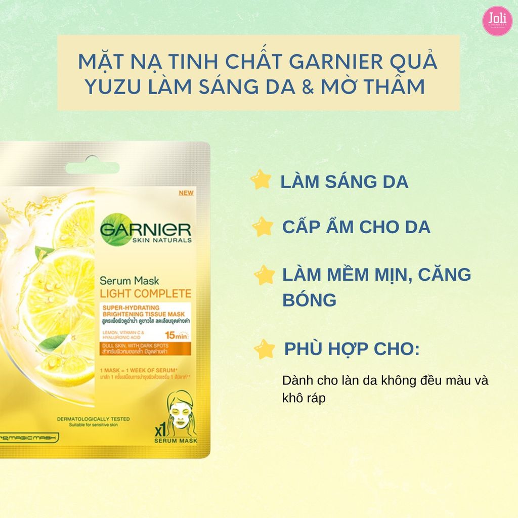 Mặt Nạ Tinh Chất Garnier Serum Mask