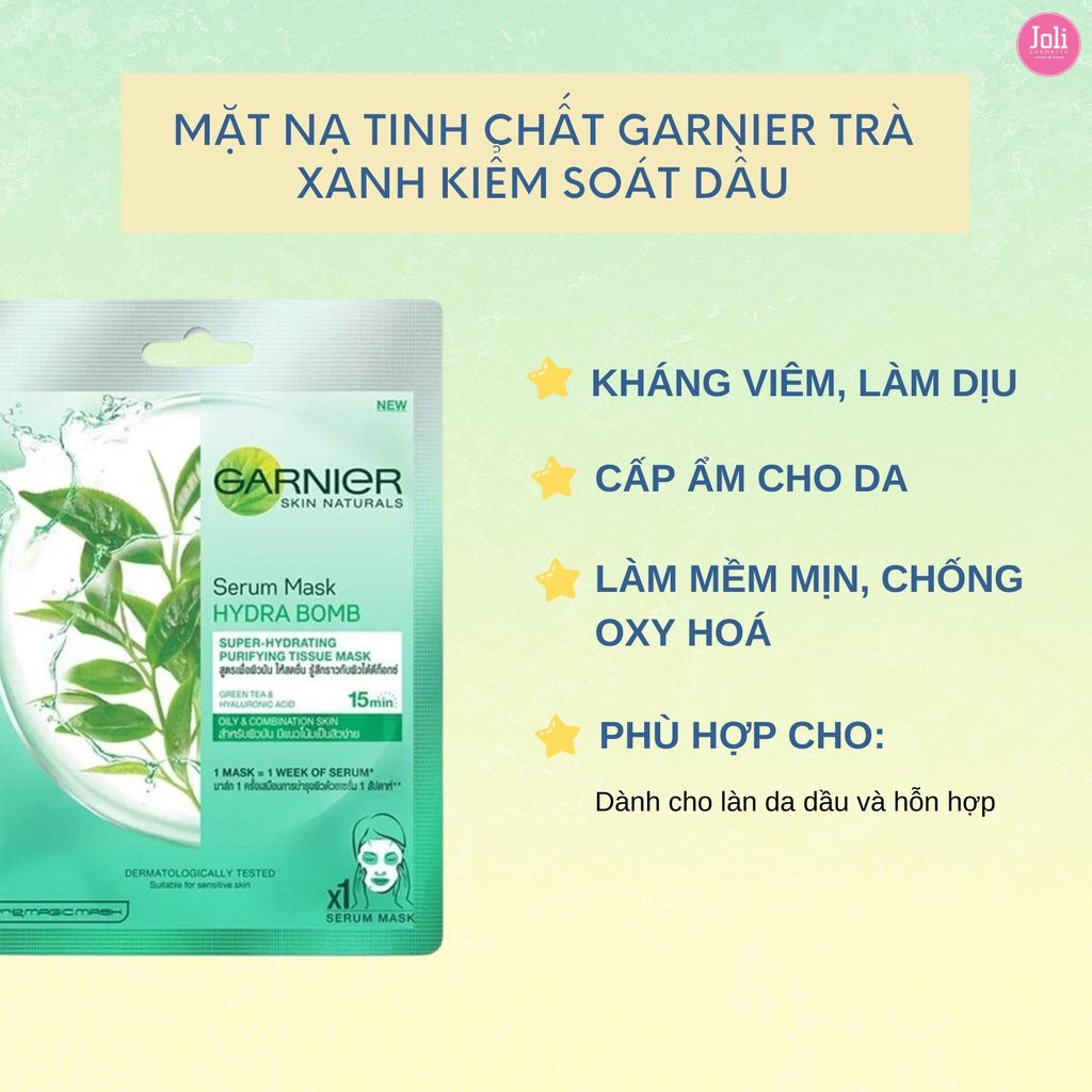 Mặt Nạ Tinh Chất Garnier Serum Mask