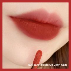 Son Kem Lì Gucci Rouge Liquid Matte 505 Janet Rust (Màu Đỏ Đất)