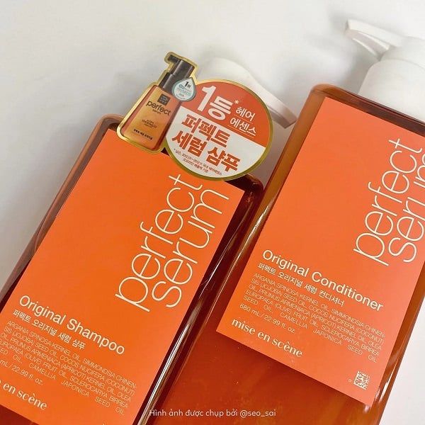 Dầu Xả Serum Phục Hồi Tóc Hư Tổn Mise en Scène Perfect Serum Conditioner 680ml
