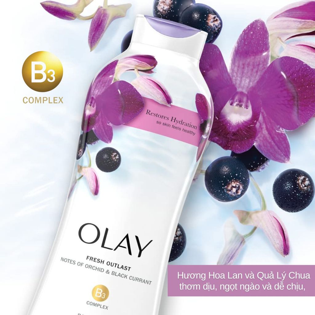 Sữa Tắm Olay Complexe B3 Nettoyant Pour Le Corps Body Wash 650ml