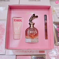 Set Nước Hoa Nữ Jean Paul Gaultier Scandal 3 Món (EDP 80ml + EDP 10ml & Body Lotion 75ml)