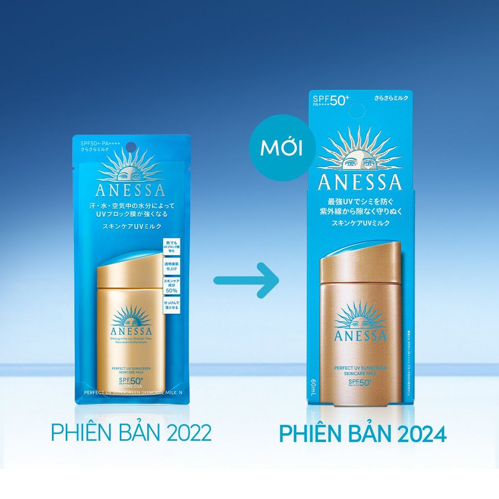 Sữa Chống Nắng Kiềm Dầu Anessa Perfect UV Sunscreen Skincare Milk SPF50+ PA++++ 60ml