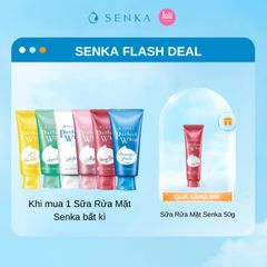 Sữa Rửa Mặt Dành Cho Da Mụn Senka Perfect Whip Acne Care 100g