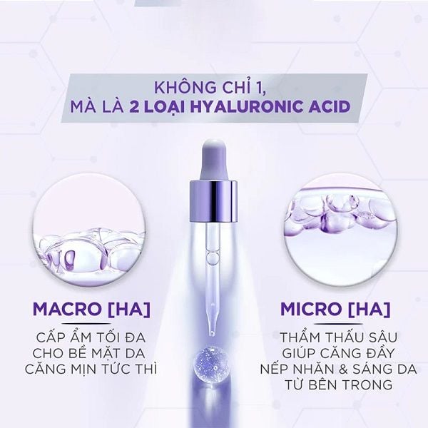 Tinh Chất Cấp Ẩm Sáng Da Loreal Hyaluronic Acid Revitalift 1.5% Hyaluronic Acid Serum