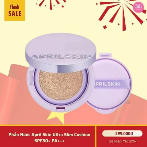 Phấn Nước April Skin Ultra Slim Cushion SPF50+ PA+++