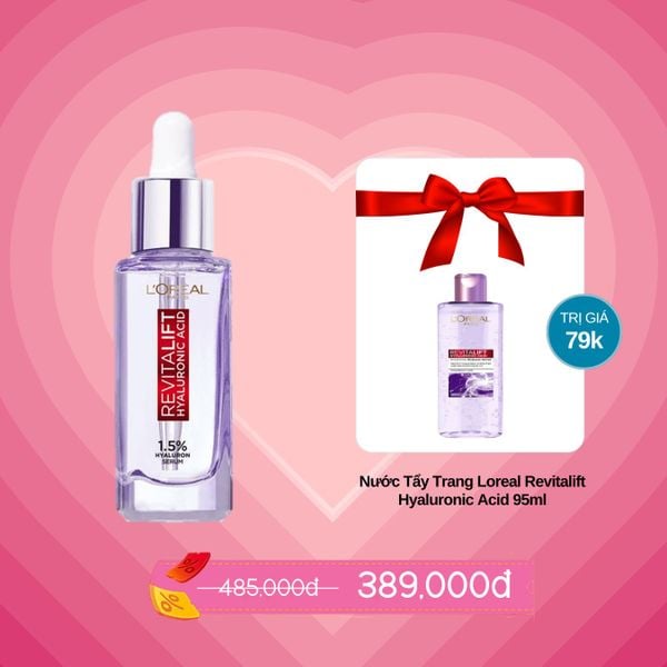 Tinh Chất Cấp Ẩm Sáng Da Loreal Hyaluronic Acid Revitalift 1.5% Hyaluronic Acid Serum