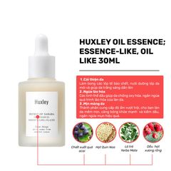 Tinh Chất Chống Lão Hóa Huxley Oil Essence Like,Oil-Like 30ml