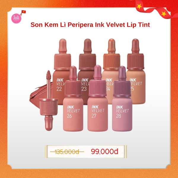 Son Kem Lì Peripera Ink Velvet Lip Tint