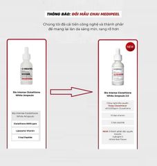 Tinh Chất Dưỡng Trắng Cấp Ẩm Phục Hồi Da Medi-Peel Bio-Intense 6000 Gluthione White Ampoule 2.0 30ml