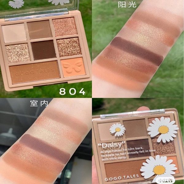 Bảng Phấn Mắt 8 Màu GoGo Tales Daisy Heartbeat Star Yarn Eyeshadow GT181