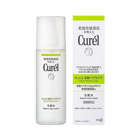 Nước Hoa Hồng Cho Da Dầu Curel Sebum Trouble Care Moisture Facial Lotion 150ml