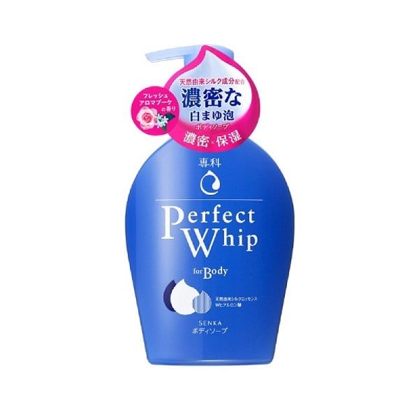 Sữa Tắm Dưỡng Ẩm Hương Hoa Hồng & Hoa Nhài Senka Perfect Whip For Body 500ml