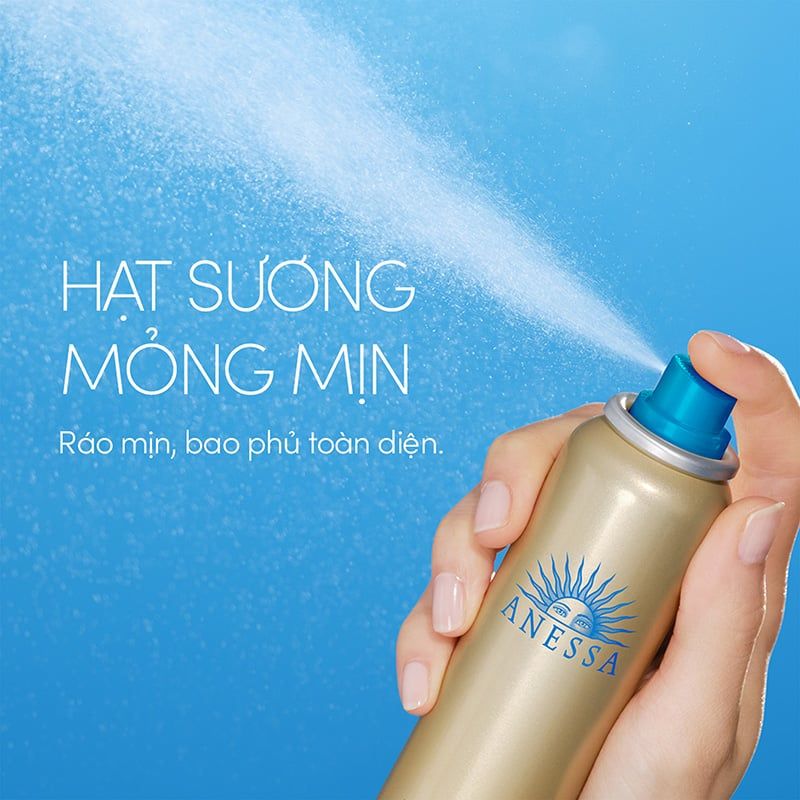 Xịt Chống Nắng Anessa Perfect UV Sunscreen Skincare Spray A SPF50+ PA++++ 60g